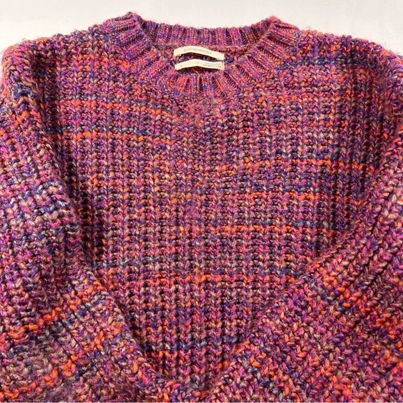 Anthropologie Purple and Pink Knit Sweater - Picture 4 of 9